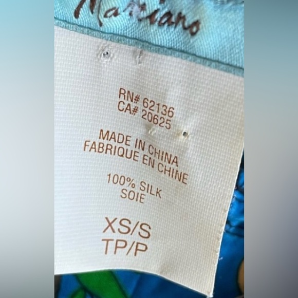 S washable SILK tunic top combo mini dress colour your summer Or pa… - Picture 6 of 6